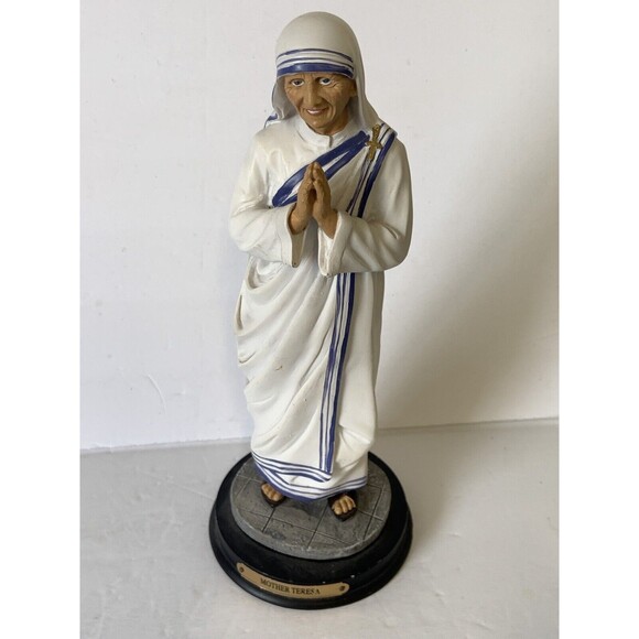 Mother Teresa Of Calcutta Madre 11 Inch Resin Statue Figure Smiling - Picture 4 of 9